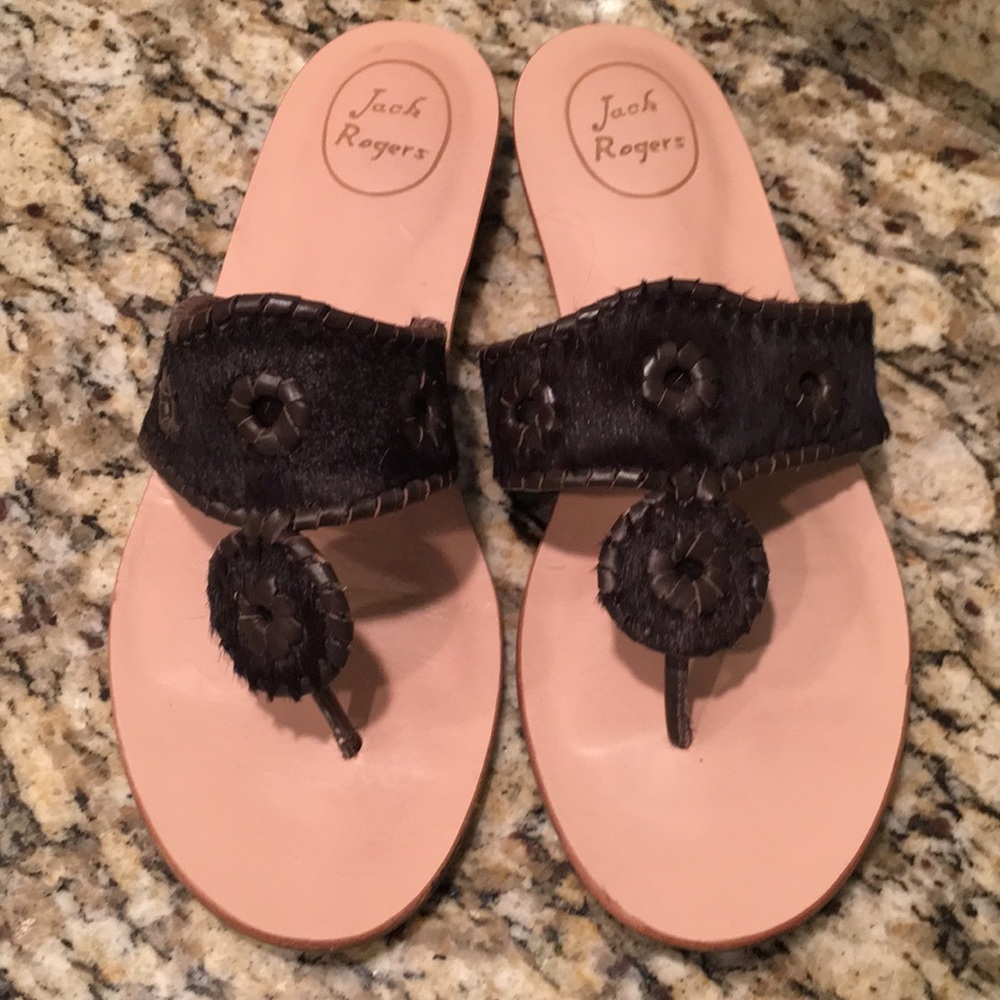 Jack Rogers Size 8.5 brown sandals